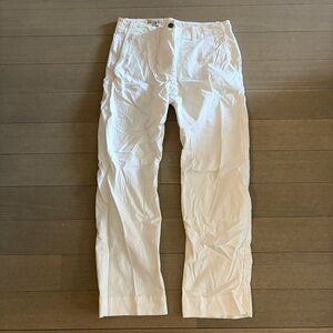 Nili Lotan White Cotton Pants Made in New York Size 2